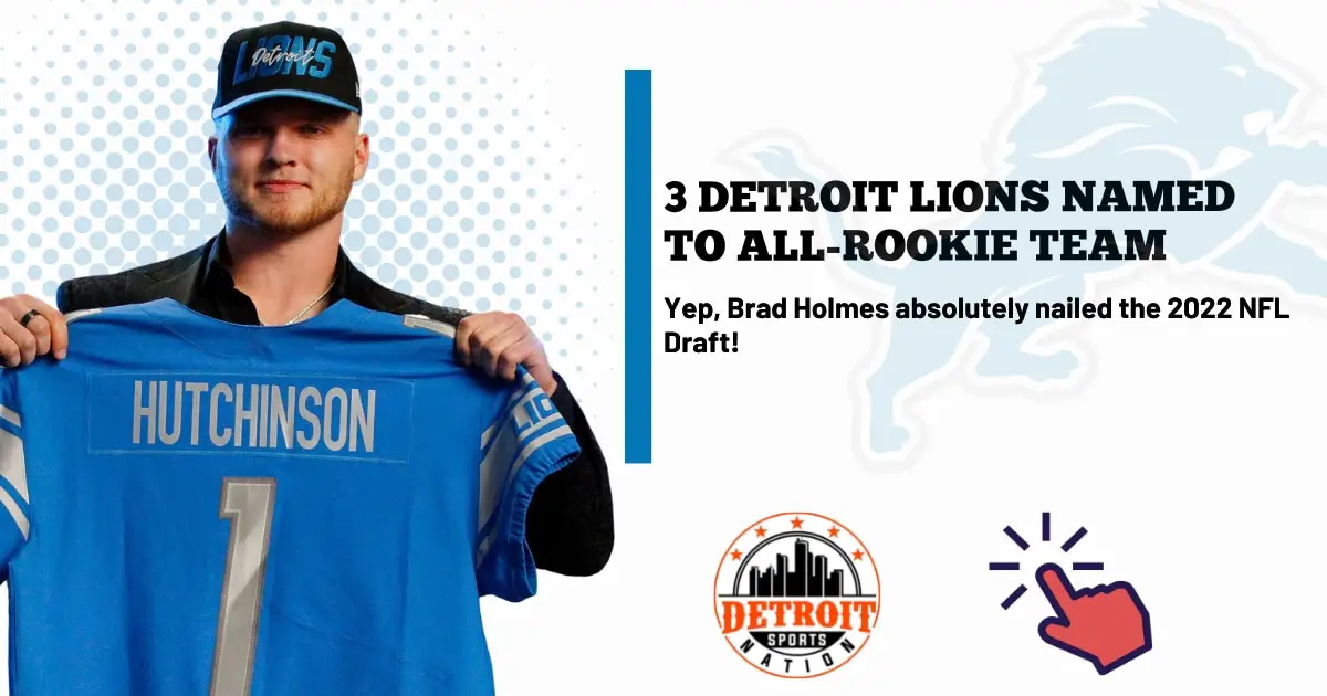 3 Detroit Lions Named to All Rookie Team