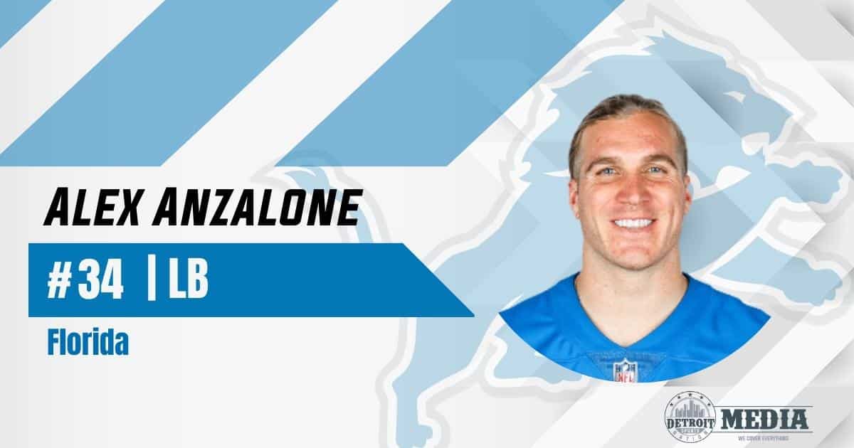 Alex Anzalone Detroit Lions