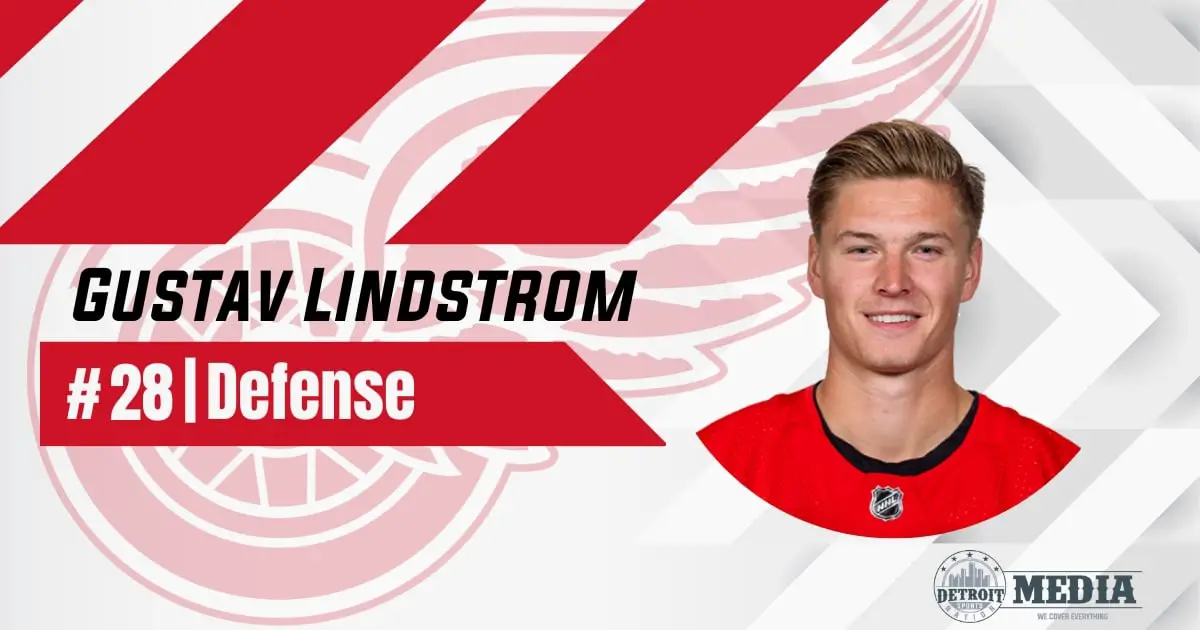 Gustav Lindstrom Detroit Red Wings