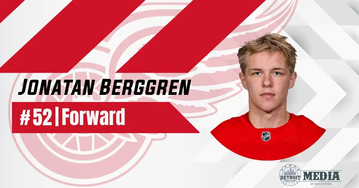 Jonatan Berggren Detroit Red Wings