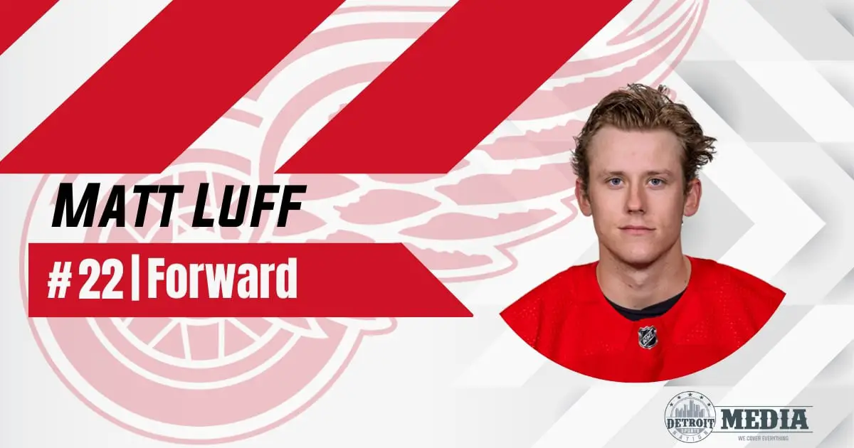 Matt Luff Detroit Red Wings make decision on Matt Luff