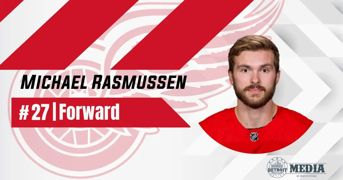 Michael Rasmussen Red Wings