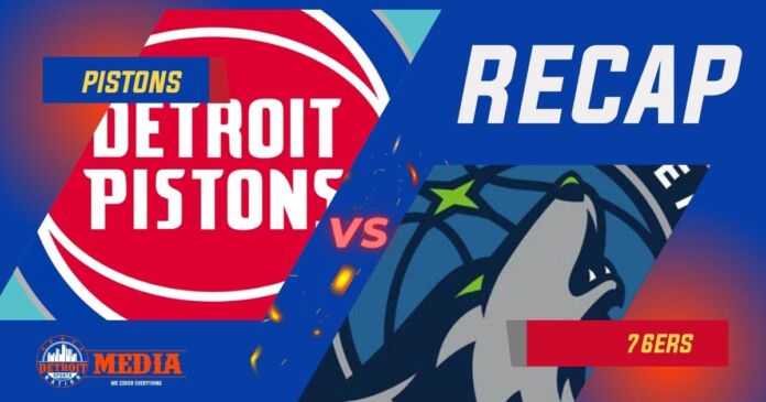 Pistons vs timberwolves recap