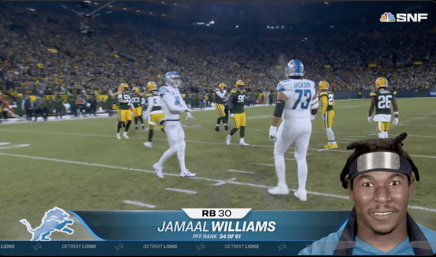 Jamaal Williams Detroit Lions