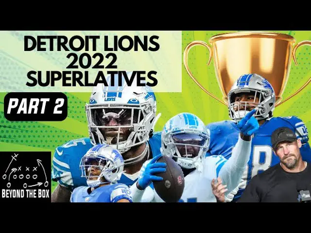 detroit lions superlatives 2022