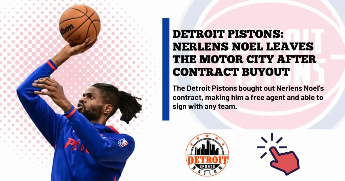 Nerlens Noel, Detroit Pistons