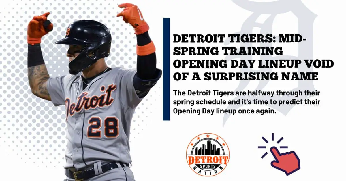 Detroit Tigers, Opening Day