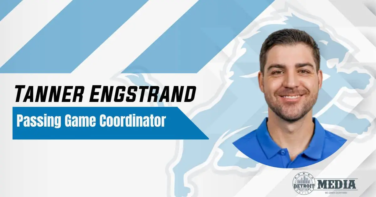 Tanner Engstrand Detroit Lions coach Tanner Engstrand