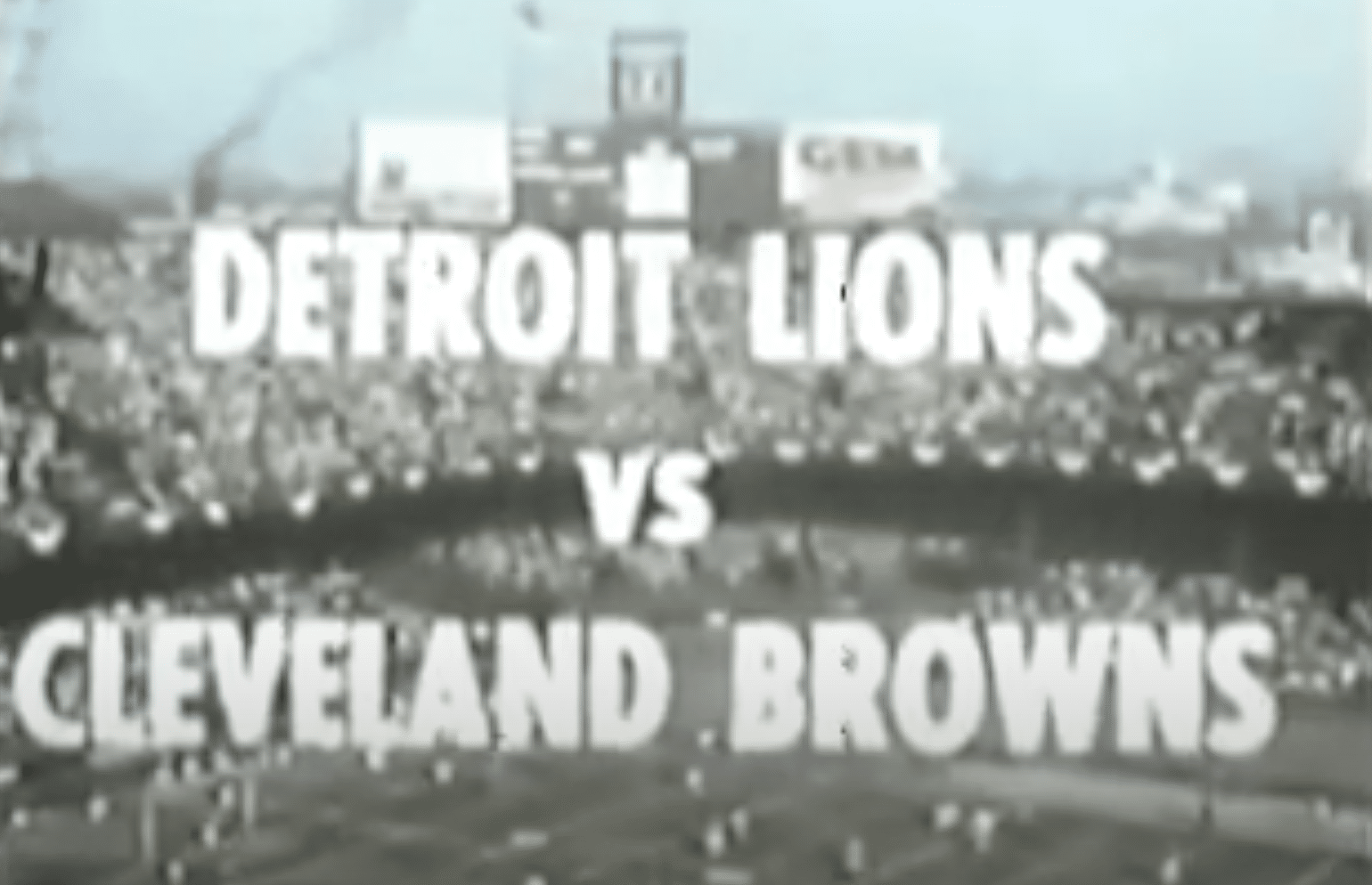 1957 NFL Championship Detroit Lions
