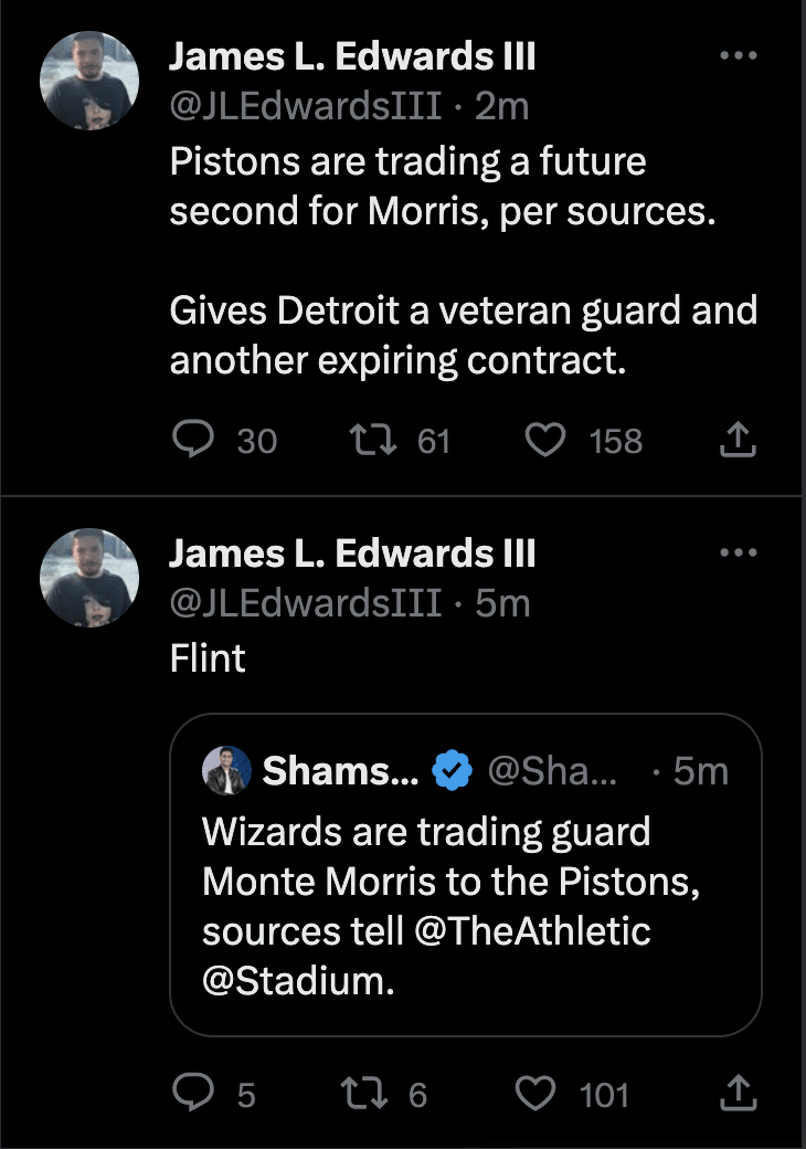 Detroit Pistons Monte Morris