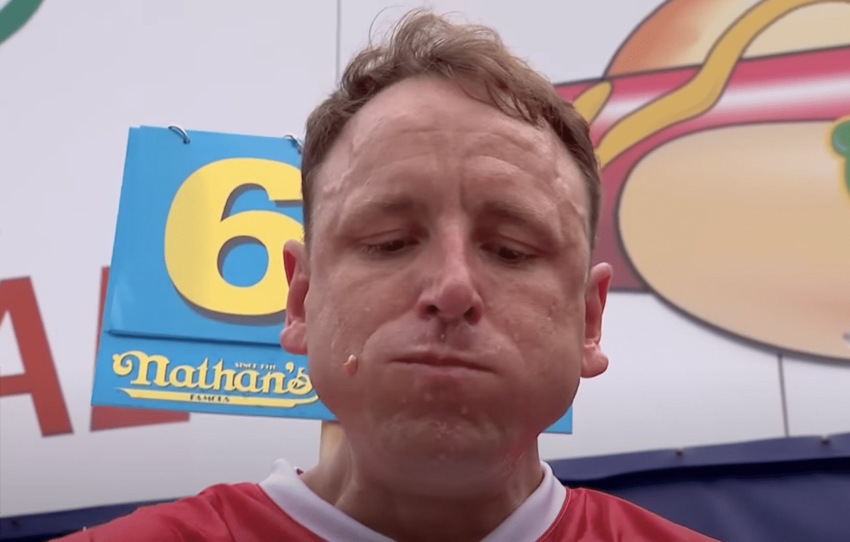 Joey Chestnut Nathan's Famous International Hot Dog Eating Contest