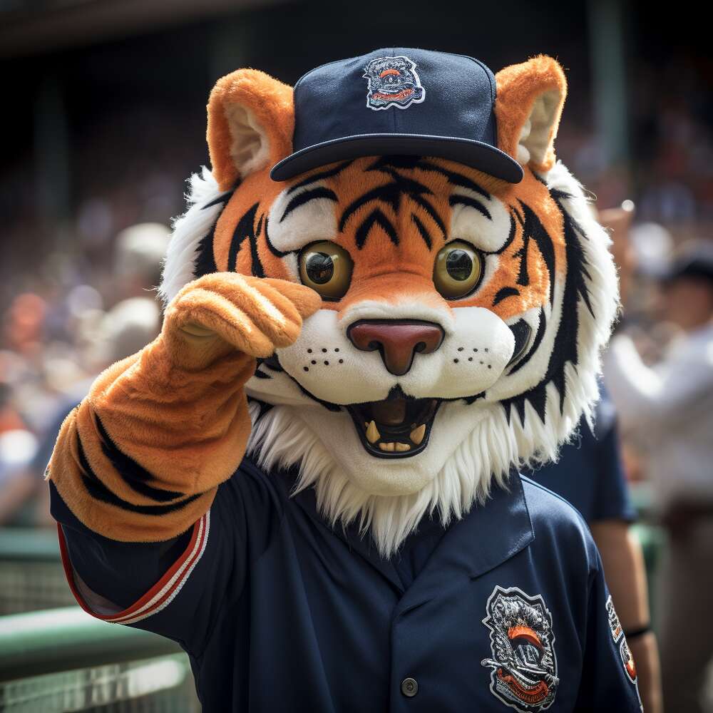 Detroit Tigers AI generated mascot