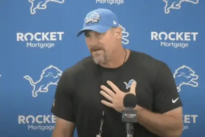 Dan Campbell has advice for Brian Branch Detroit Lions Training Camp Steven Gilmore impresses Dan Campbell Detroit Lions starters Dan Campbell makes promise about Jahmyr Gibbs' workload Dan Campbell has hilarious response