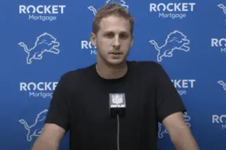 Jared Goff praises Detroit Lions Jared Goff Fires Off Message For His Teammates Jared Goff Mic'd Up