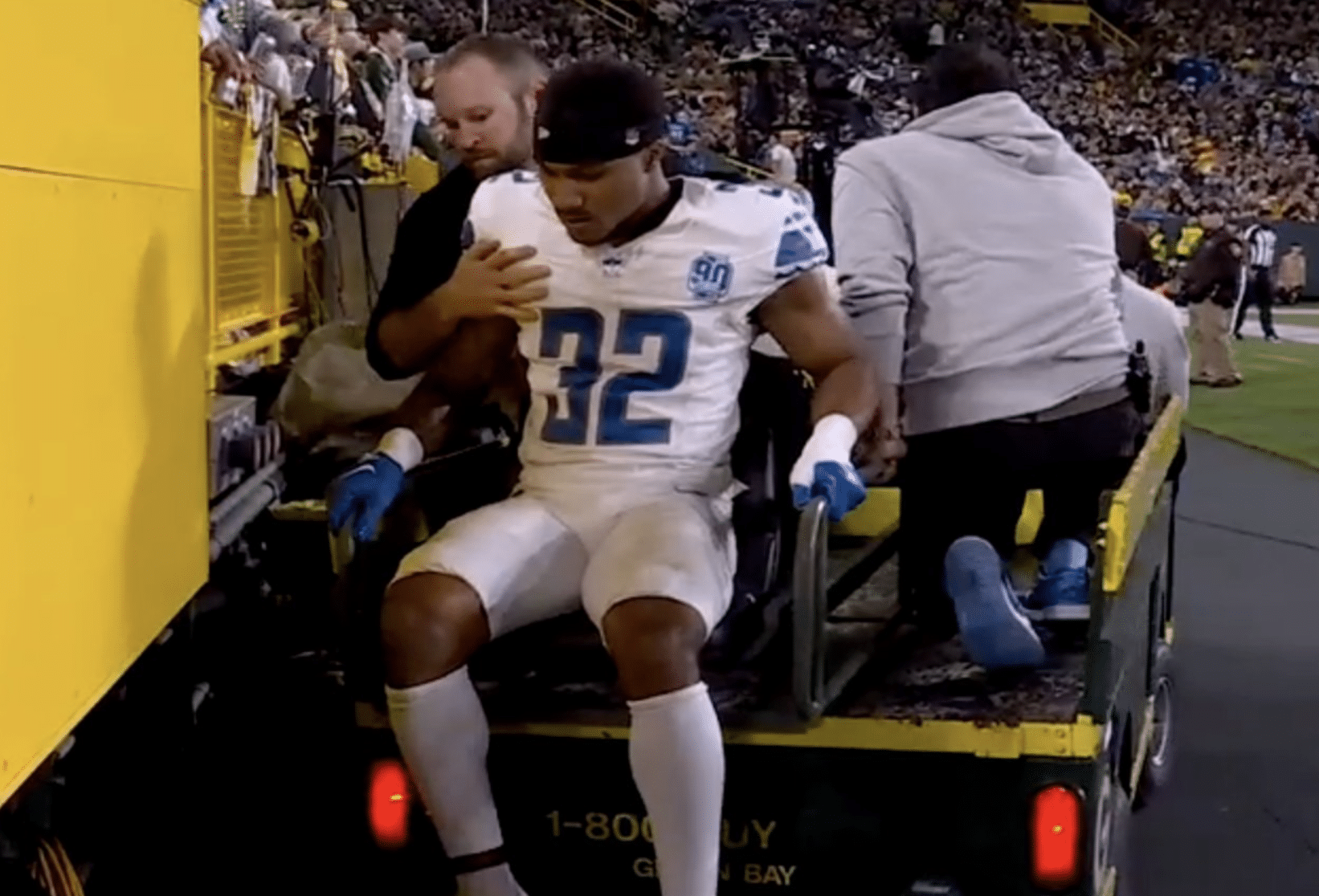 Brian Branch carted off field Brian Branch is bummed about being injured Brian Branch Injury Update