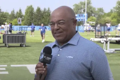 Mike Tirico weighs in on Detroit Lions Mike Tirico upsets Detroit Lions fans Mike Tirico explains Detroit Lions ‘asterisk’ comment