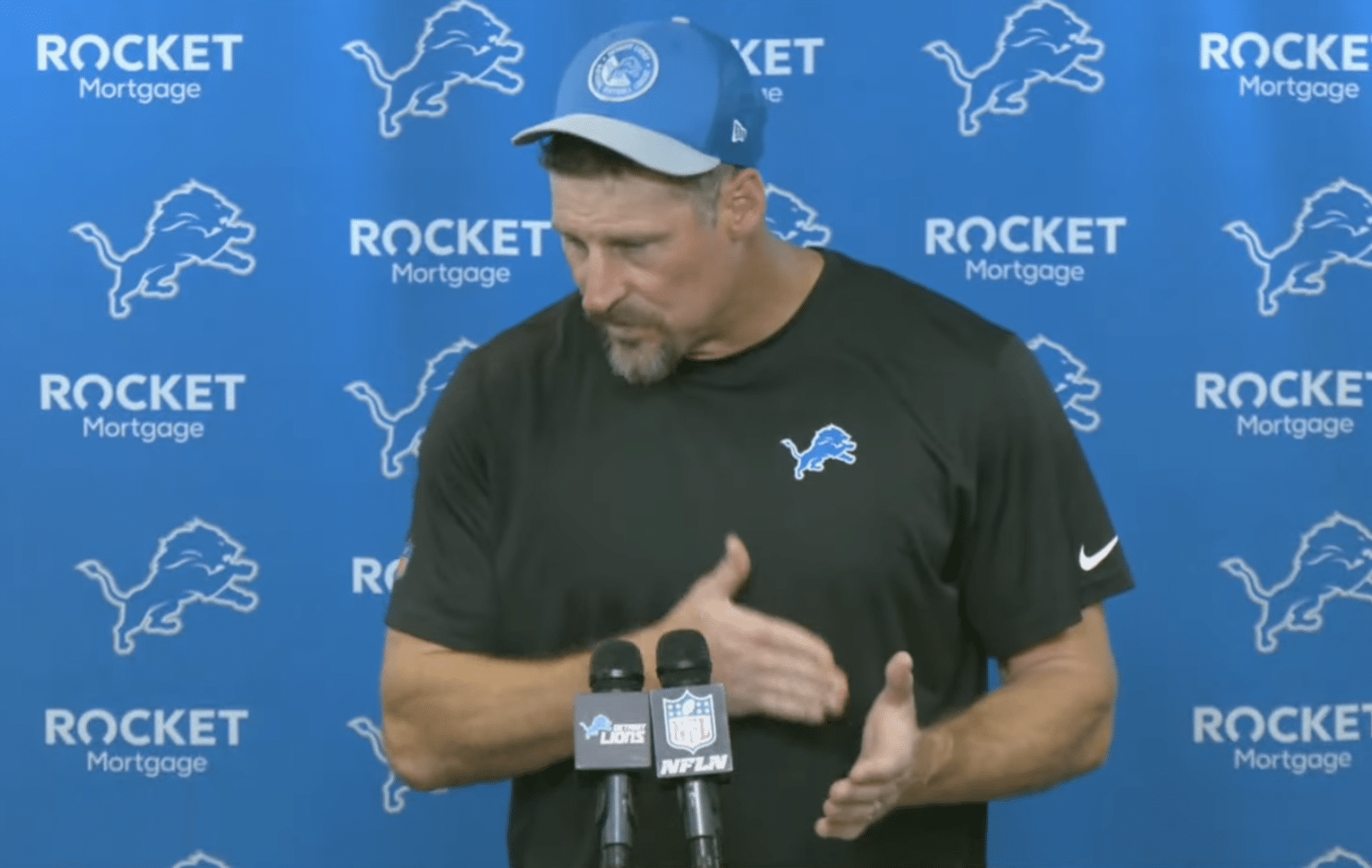 Dan Campbell on Lions OT loss to Seahawks C.J. Gardner-Johnson Injury Update Jerry Jacobs baited Bryce Young Detroit Lions process to NFL Trade Deadline