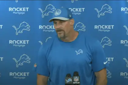 Dan Campbell praises Detroit Lions defense Dan Campbell gives first thoughts on the Green Bay Packers Dan Campbell weighs in on Jameson Williams “It’ll be a while, still a lot of pain. But at least he can move that hip.”