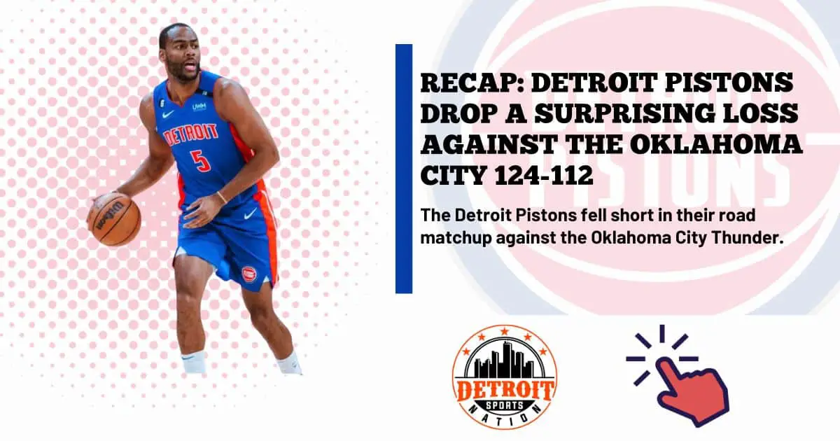 Detroit Pistons vs OKC Thunder