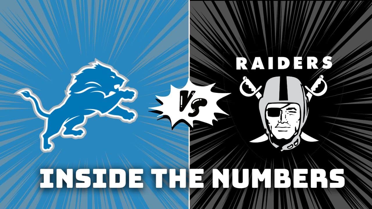 Detroit Lions vs. Las Vegas Raiders: Inside the Numbers