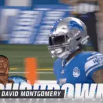 David Montgomery burns Panthers