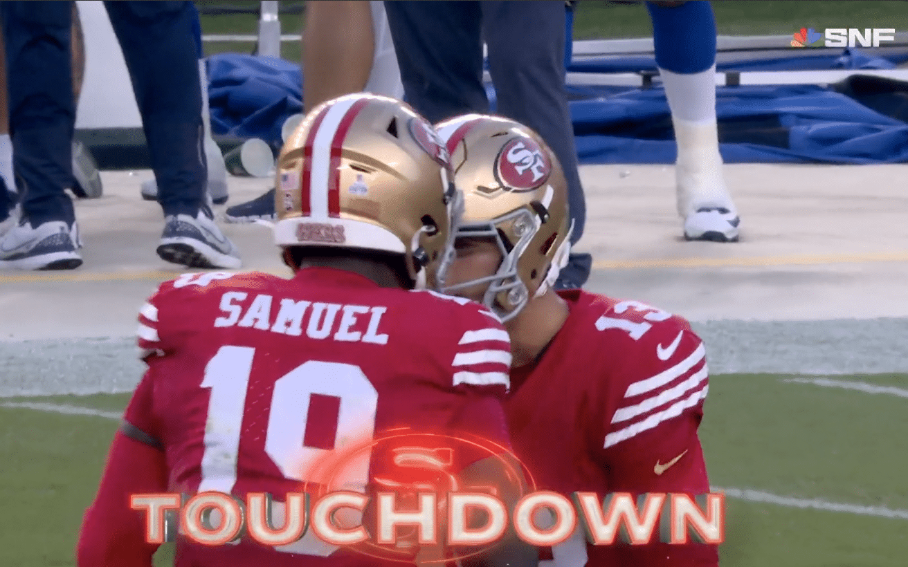 San Francisco 49ers steal trick play from Detroit Lions
