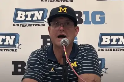Jim Harbaugh explains Jim Harbaugh comments on rumor about a new contract Jim Harbaugh makes BOLD statement Jim Harbaugh responds to question Jim Harbaugh contract extension Jim Harbaugh shuns question