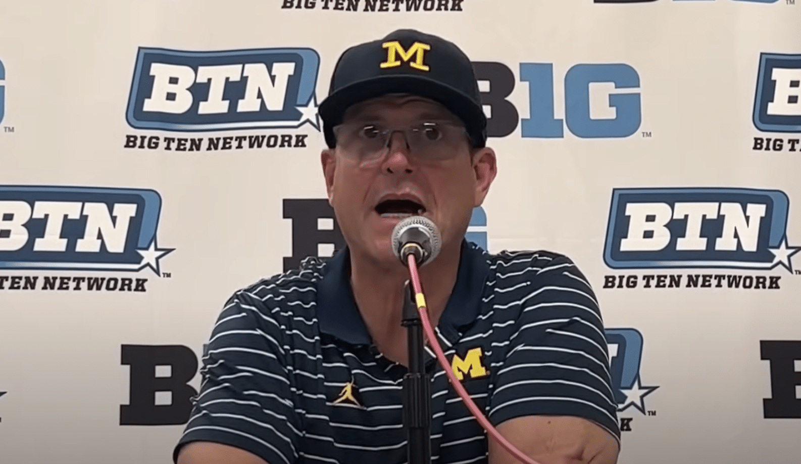 Jim Harbaugh explains Jim Harbaugh comments on rumor about a new contract Jim Harbaugh makes BOLD statement Jim Harbaugh responds to question about latest controversy with Michigan Football program