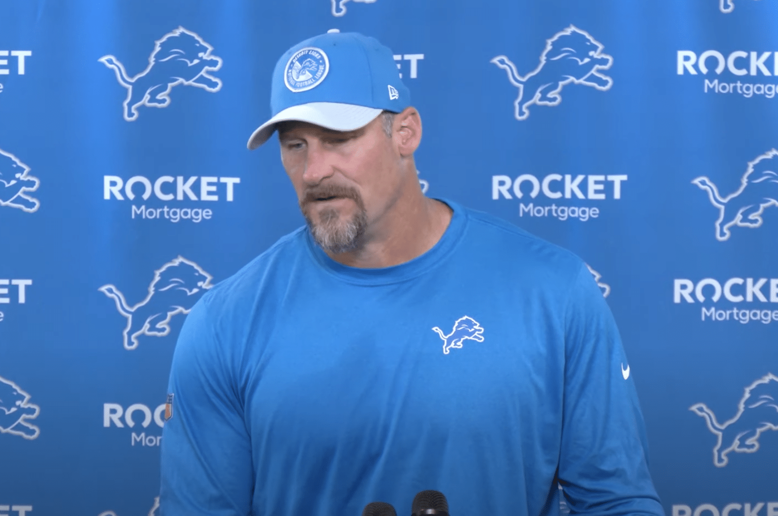 Dan Campbell raves about Jared Goff Dan Campbell is already thinking about the Playoffs