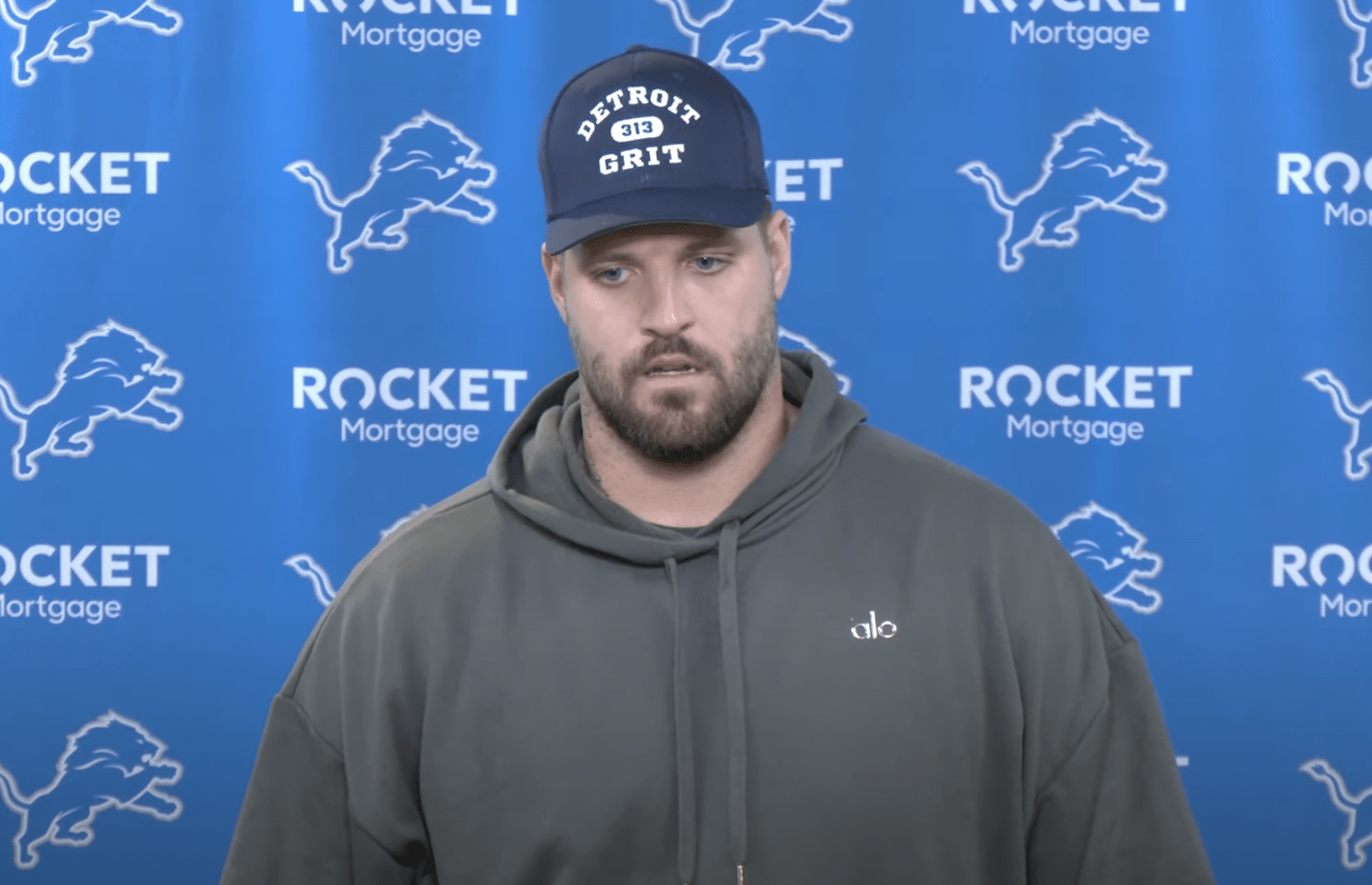Taylor Decker cries tears of joy Detroit Lions may have tipped play call Taylor Decker does not mince words Taylor Decker breaks down in tears Taylor Decker has message for Detroit Lions fans