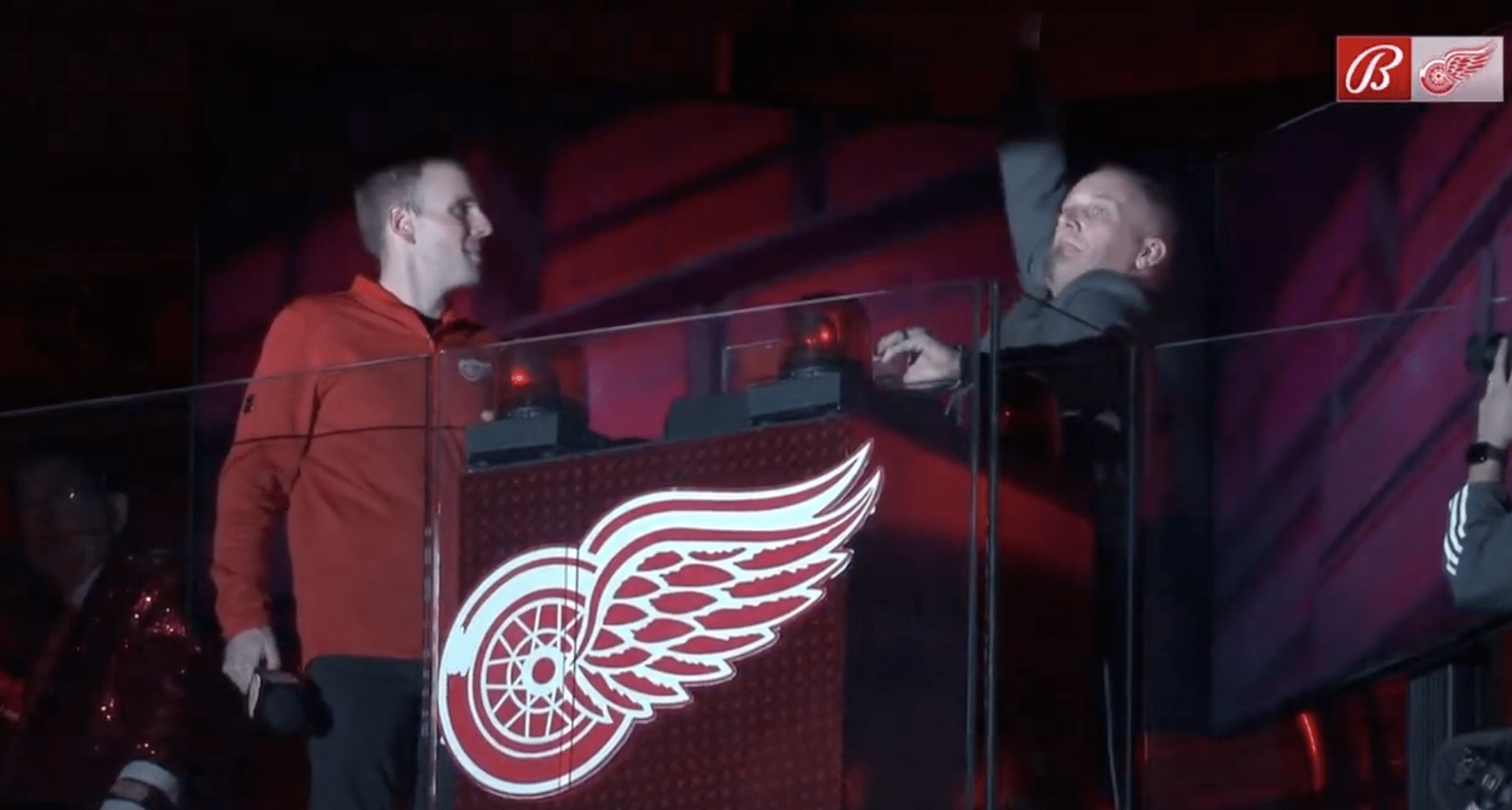 Darren McCarty sounds new Detroit Red Wings Goal Horn