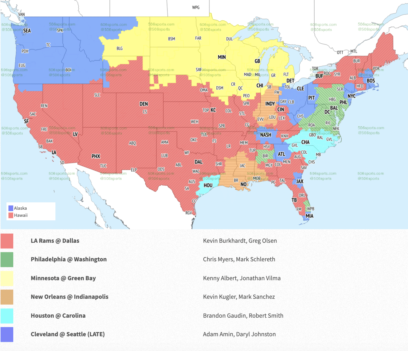 2023 NFL Coverage Maps,detroit lions