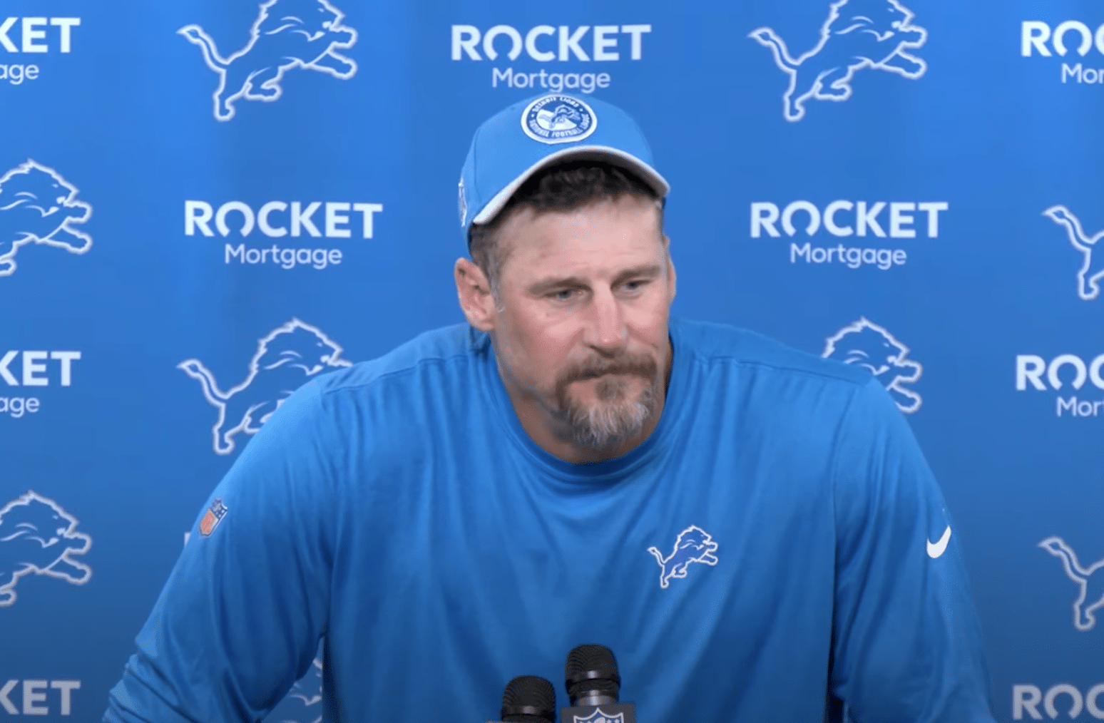Dan Campbell says Detroit Lions accomplished their goal Dan Campbell says Detroit Lions Detroit Lions Injury Update Detroit Lions Send Uncalled Penalty to NFL Dan Campbell victim of doxing Dan Campbell sheds light on pre-game meeting with head referee