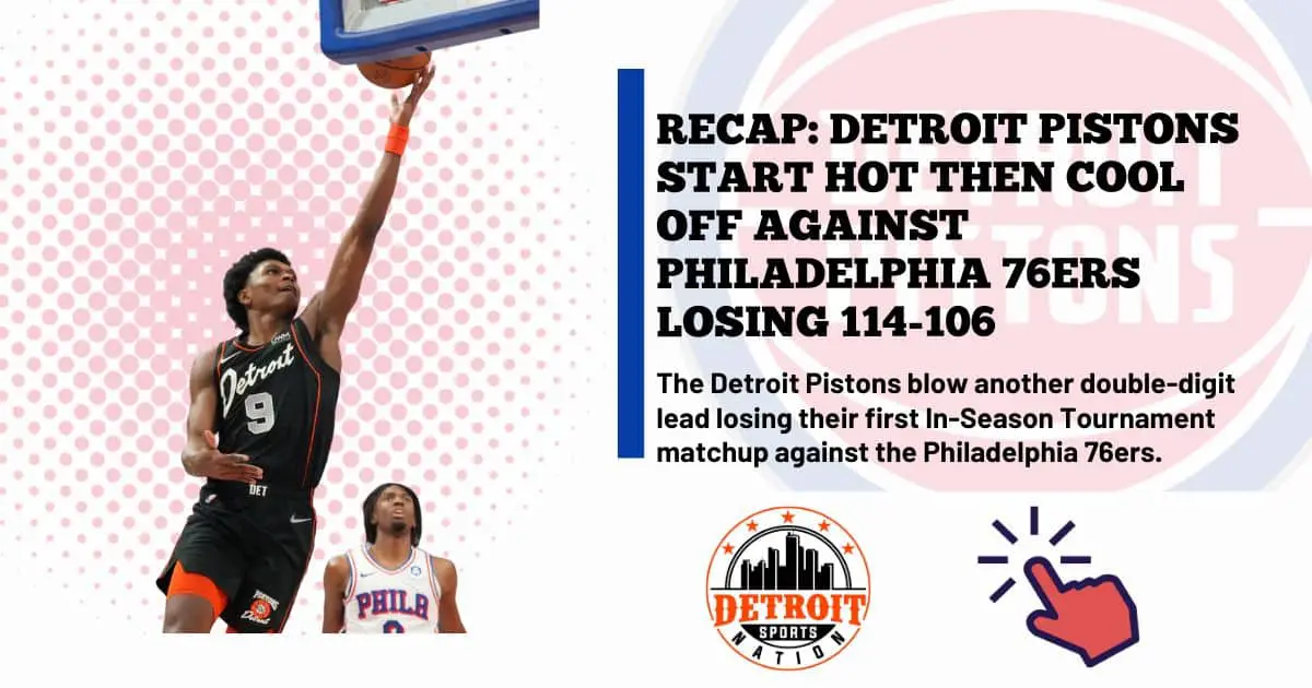 Detroit Pistons vs. Philadelphia 76ers