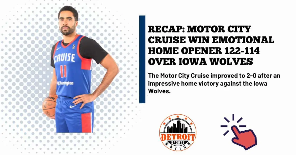 Motor City Cruise vs. Iowa Wolves