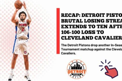 Detroit Pistons vs. Cleveland Cavaliers