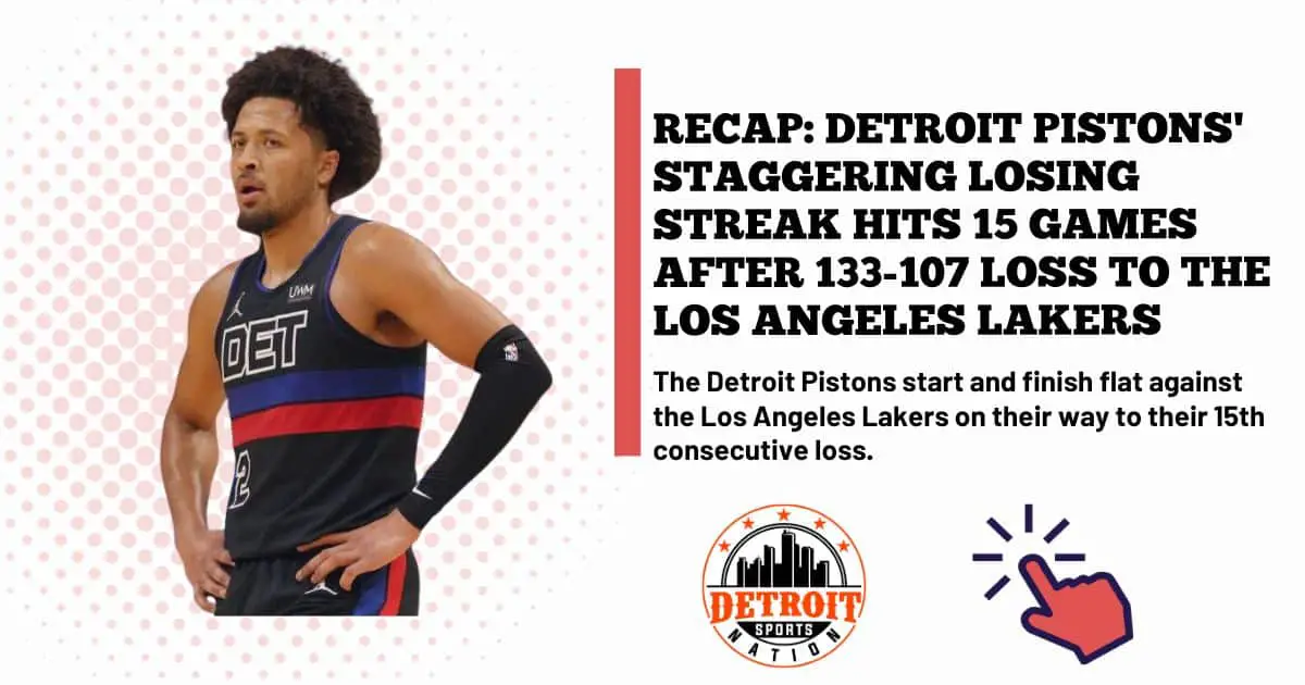 Detroit Pistons vs Los Angeles Lakers