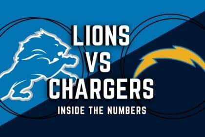 Detroit Lions vs. Chargers: inside the numbers