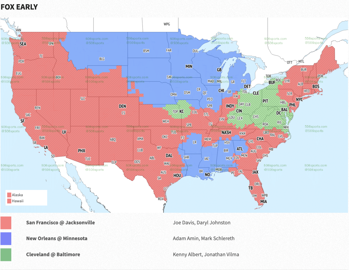 2023 NFL Coverage Maps,Detroit Lions