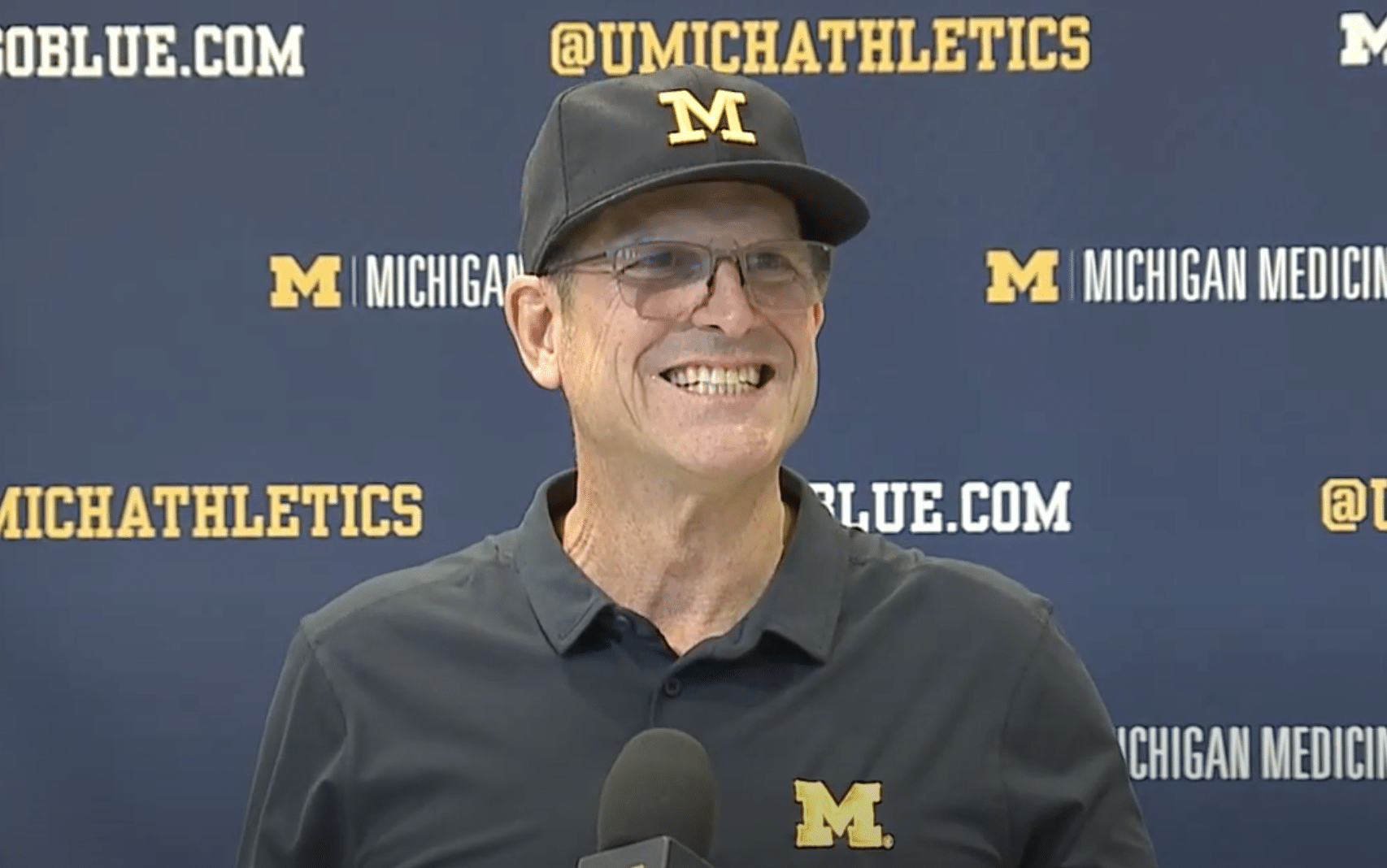 Jim Harbaugh explains why Michigan Football Jim Harbaugh compares Michigan locker room Jim Harbaugh praises Sherrone Moore Will Jim Harbaugh receive his bonuses for 2023 Los Angeles Chargers interested in hiring Jim Harbaugh Jim Harbaugh Talks About J.J. McCarthy's Growth at Michigan Jim Harbaugh Has Perfect Answer to Question About His Future Jim Harbaugh responds to question