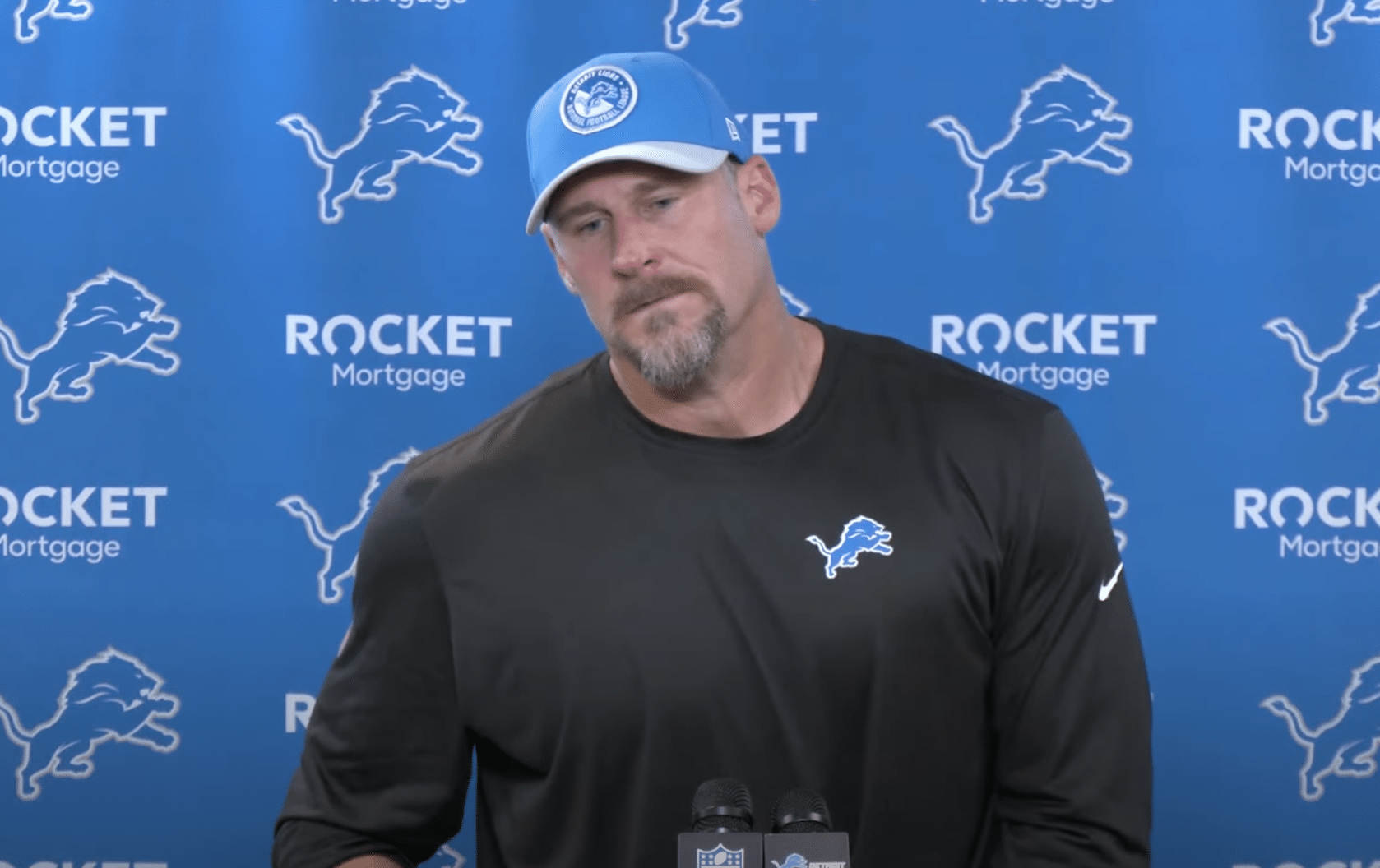Dan Campbell owns up Dan Campbell explains why