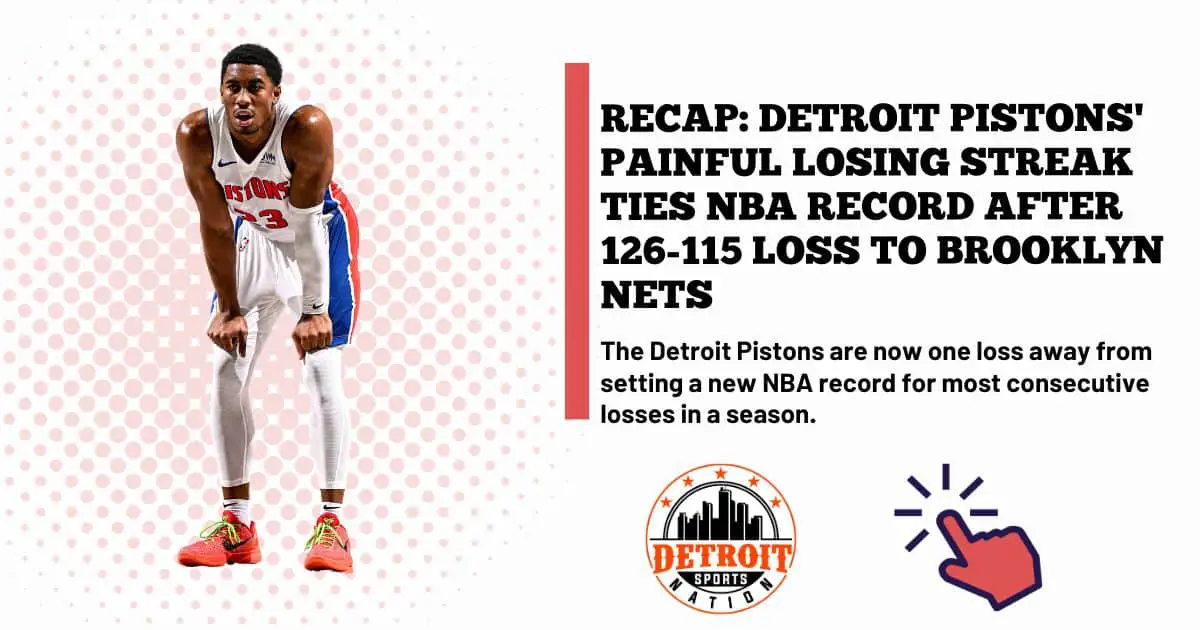 Detroit Pistons vs Brooklyn Nets