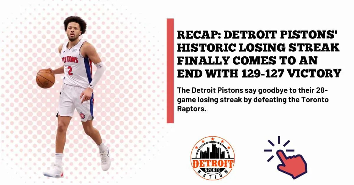 Detroit Pistons vs Toronto Raptors