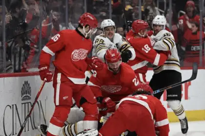 Detroit Red Wings frustrated Photo Credit: Tim Fuller, USA Today Sports
