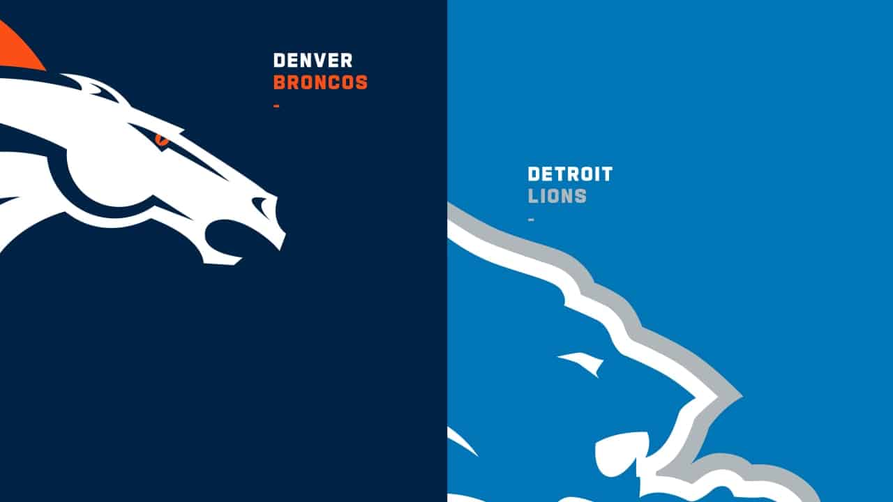 Detroit Lions vs. Broncos Detroit Lions Inactives