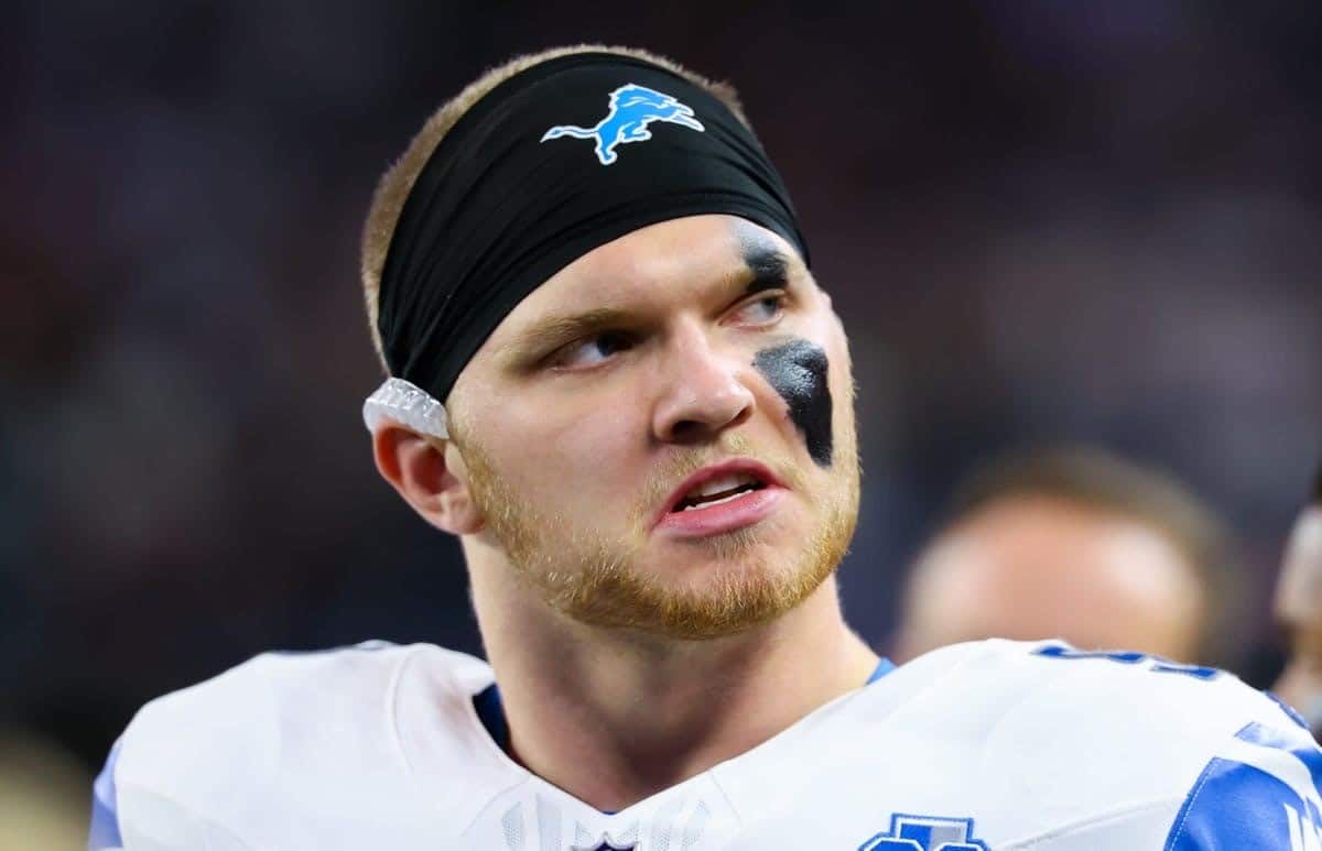 Detroit Lions starting defense Aidan Hutchinson is happy for kids Aidan Hutchinson does not mince words Photo Credit - Kevin Jairaj - USA TODAY Sports