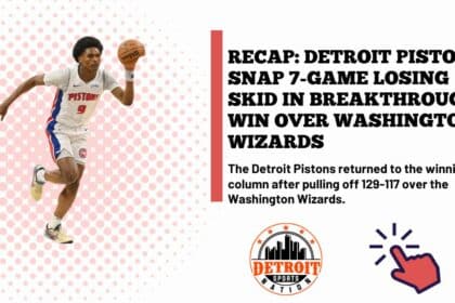 Detroit Pistons vs Washington Wizards