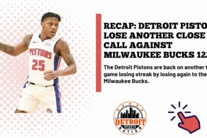 Detroit Pistons vs Milwaukee Bucks