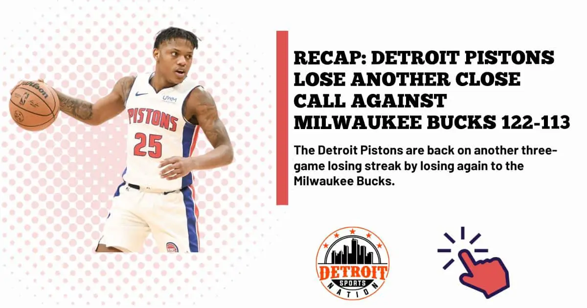 Detroit Pistons vs Milwaukee Bucks