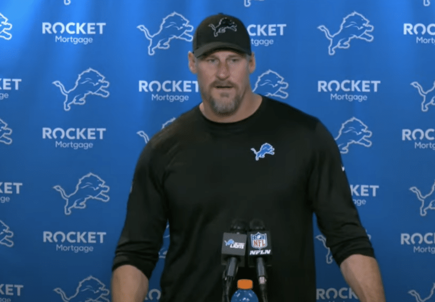 Dan Campbell reflects on introductory speech Dan Campbell admits Dan Campbell Cannot Put Finger Detroit Lions nominated for NFL Honors Awards Dan Campbell tells Detroit Lions defense